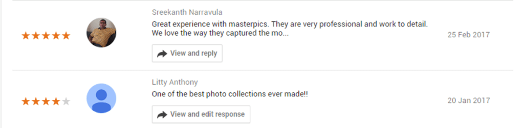Clients Testimonials for Amol Patil Masterpics.in 