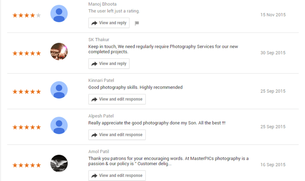 Clients Testimonials for Photography Course in Thane