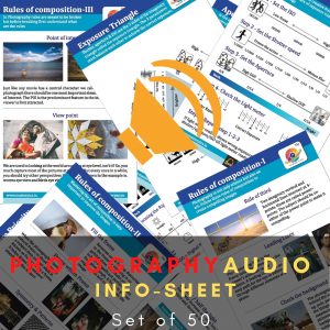 Photography Audio Info Sheets